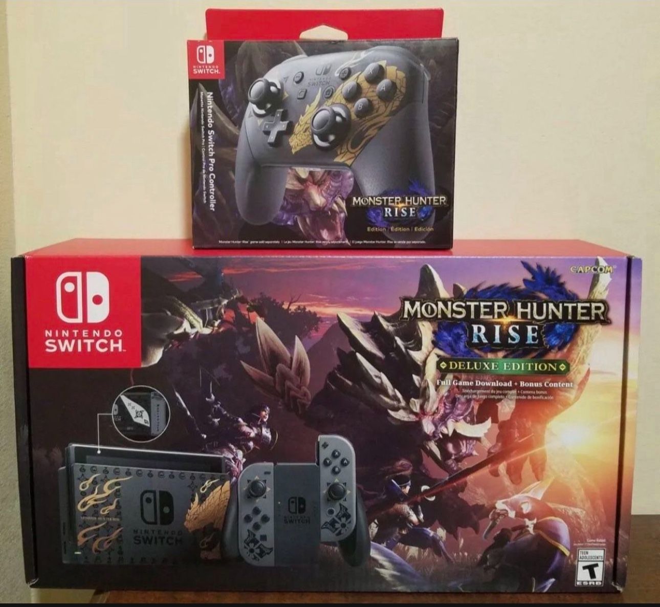 New Nintendo Switch Monster Hunter Rise Edition System Console