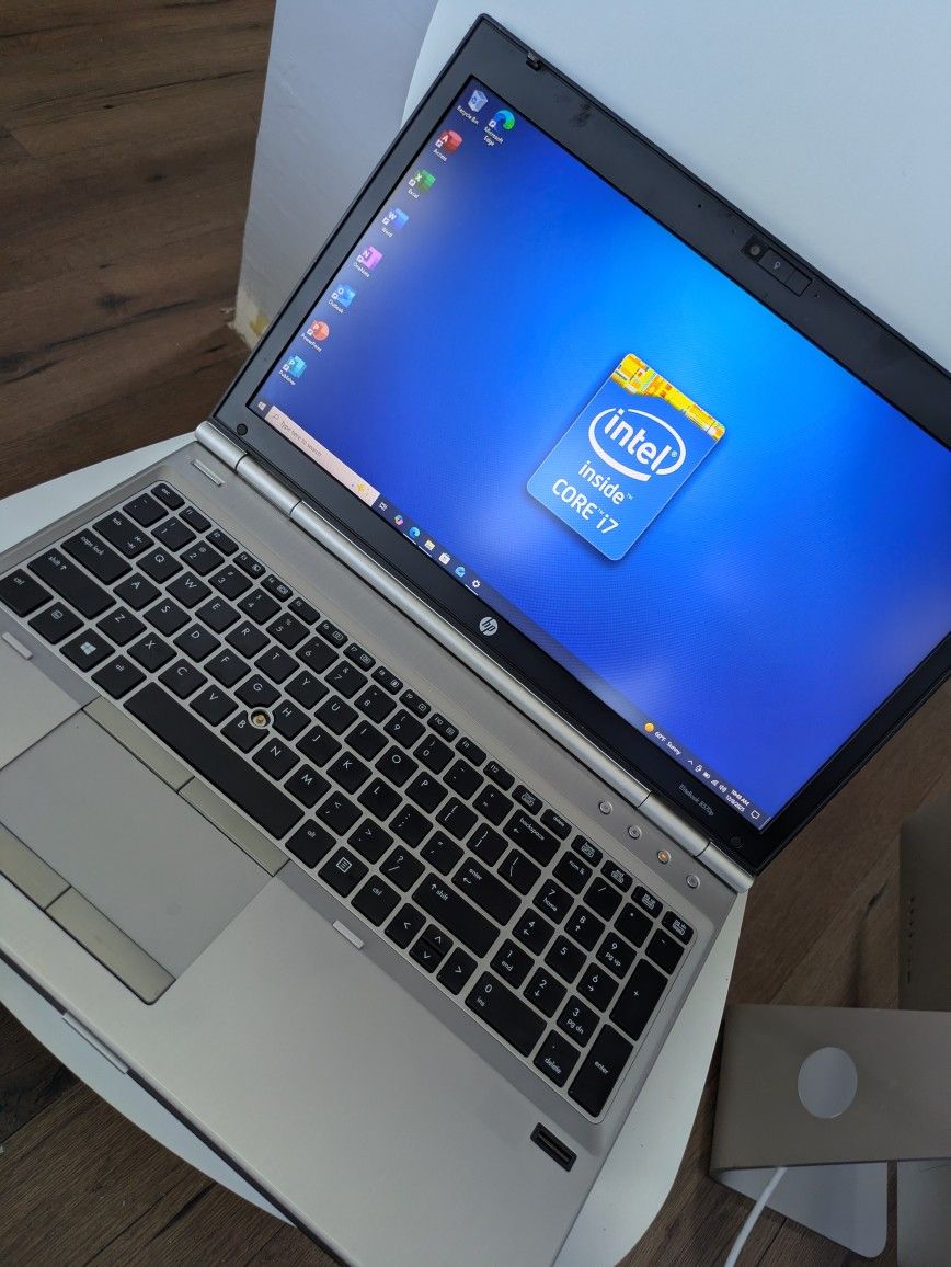 HP ELITEBOOK LAPTOP COMPUTER BASIC GAMING INTEL CORE i7 FAST 8GB RAM 128GB SSD 120GB SSD