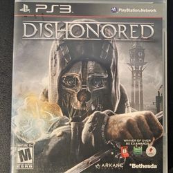 PS3 Video Game- Dishonored