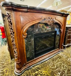 AICO By Michael Amini EXCELSIOR Fireplace - NY