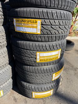 ✅ vendo set de llantas 245/45r17 ground speed nuevas con 50,000 millas de garantía