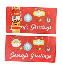 New 2Pk- Disney Star Wars Mandalorian Baby Yoda Anti Fatigue Kitchen Mat 20x39