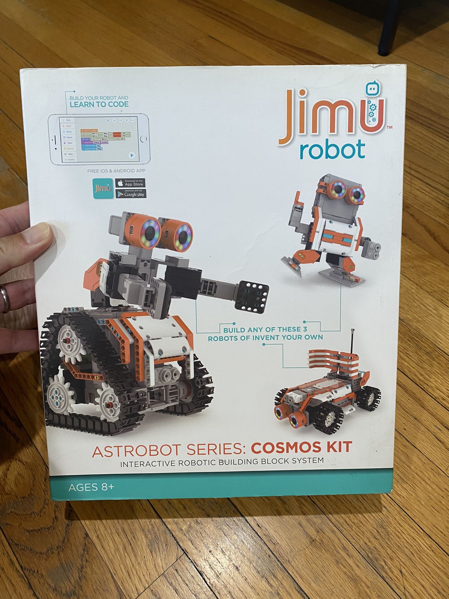 UBTECH JIMU Robot Astrobot Series: Cosmos Kit / App-Enabled Building and Coding STEM Learning Kit (387 Parts and Connectors)