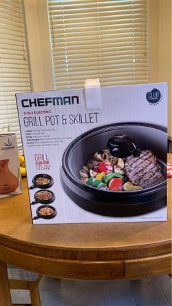 Chefman 3 in one grill pot and skillet