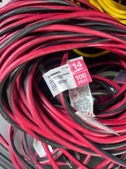 9 item New and barely used extension cords