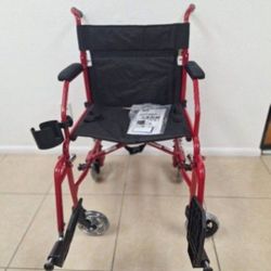 Ultra Lightweight Transport Wheelchair for Adults