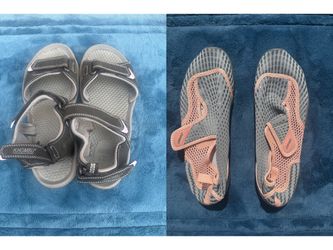 Women's Size 8 Sandals - KHOMBU Sport + JSPORT Water (2 Pair)