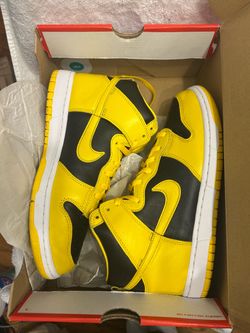 Nike Dunk High Yellow and Black Sneakers