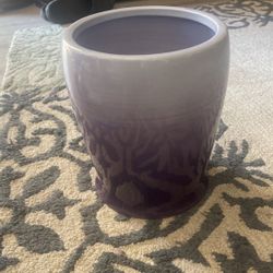 Purple Trash Basket