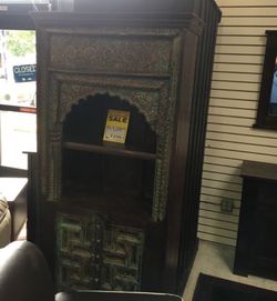 Antique storage shelf