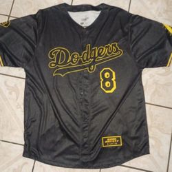 Dodgers Jersey Kobe Bryant Black Mamba Edition