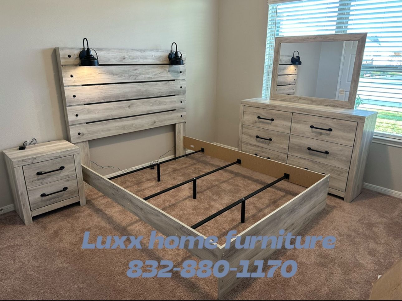 Brand New Bedroom Set Queen King Financing Available 