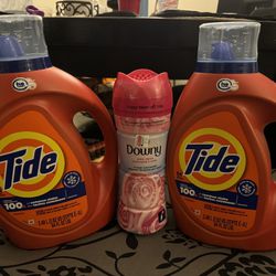 2 Big Bottle Of Tide And 1 Unstoppable All For $20