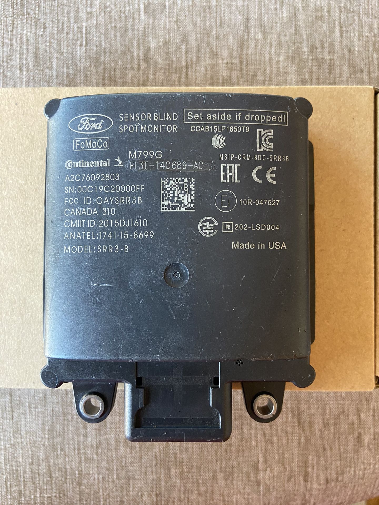 Ford F150 Blind Spot Radar Module