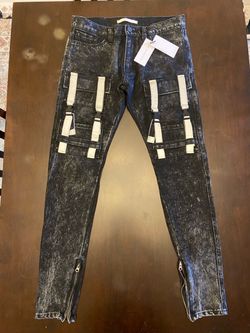 Golden Jeans Black Distressed size 34