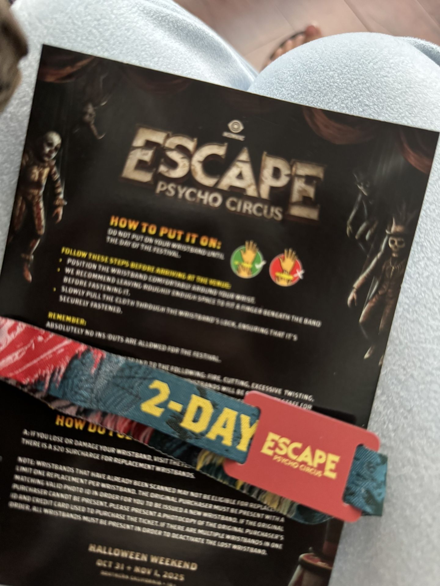 escape ticket