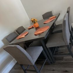 Dining Table 6 Chairs 