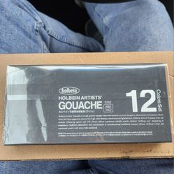 Holbein Artists Gouache Set Of 12, 5ml Tubes Paint Set