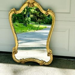 Gilded Wooden Frame Mirror