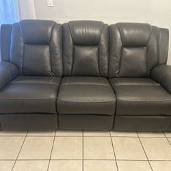 Leather Power Reclining Sofas 