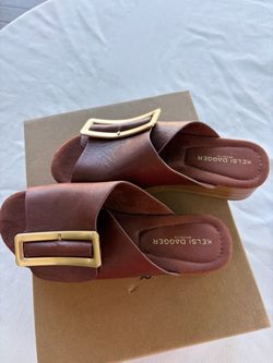 Kelsi Dagger Brooklyn Leather Slide Sandals