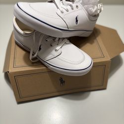 Polo Ralph Lauren white shoes