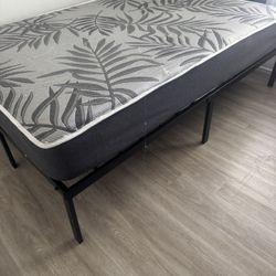 Full Size Bed frame And Mattress 