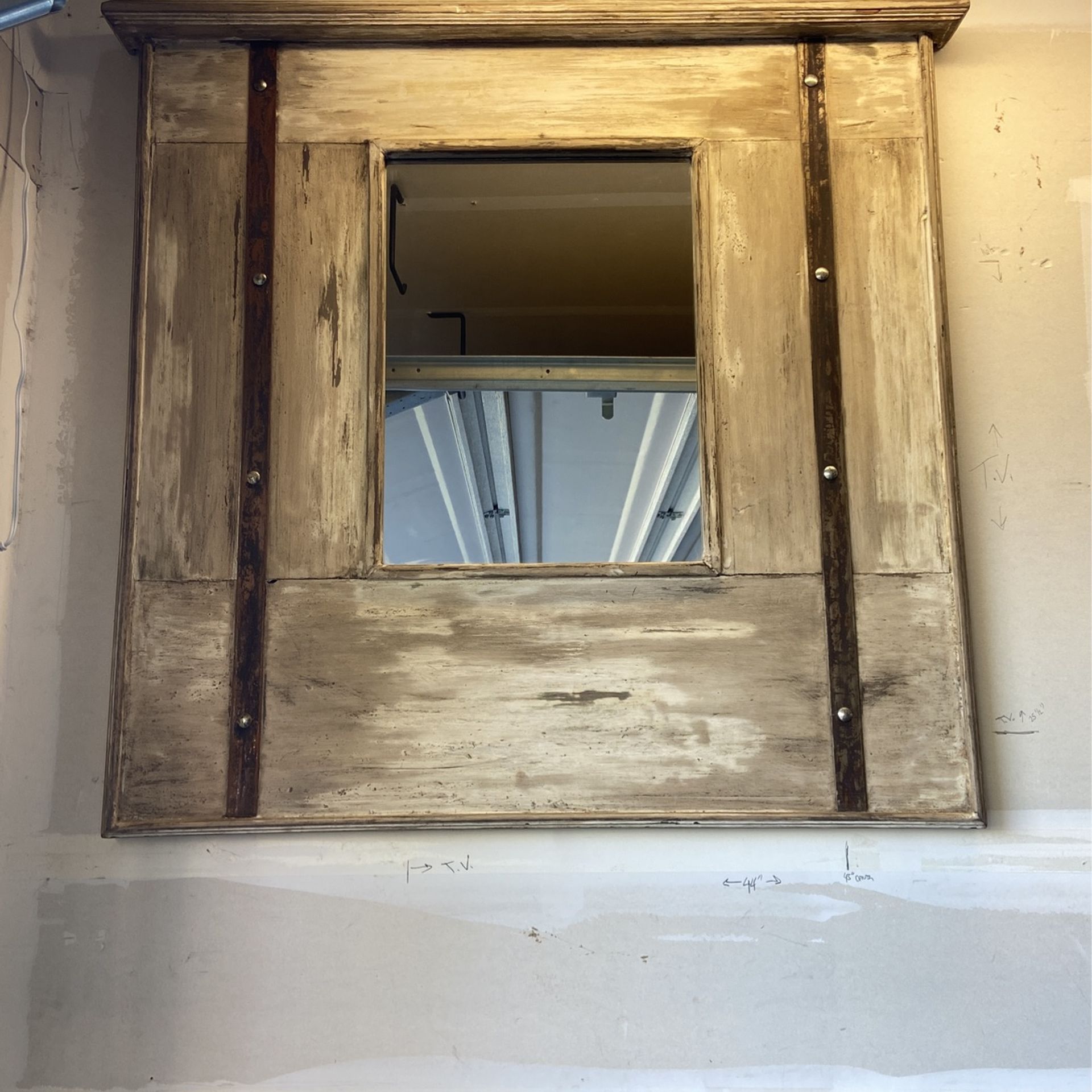 Wall Frame With Mirror- Custom Made