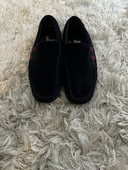 Navy Blue Shoes GUCCI LOAFERS