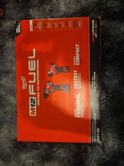 (Brand New Gen 3) 3497-22 Milwaukee M12 Fuel  2-tool combo kit