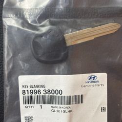 New Hyundai Kia Key Blank 81(contact info removed)0 (81(contact info removed)0)