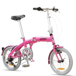 Tokyo Citizen Pink Bike 16” 6-Speed Folding Bike $180 OBO