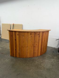 Cool wooden bar/counter