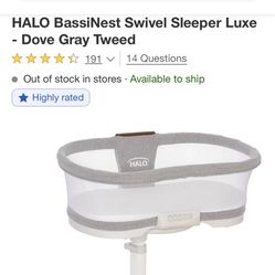 Halo BassiNest Luxe Swivel Sleeper