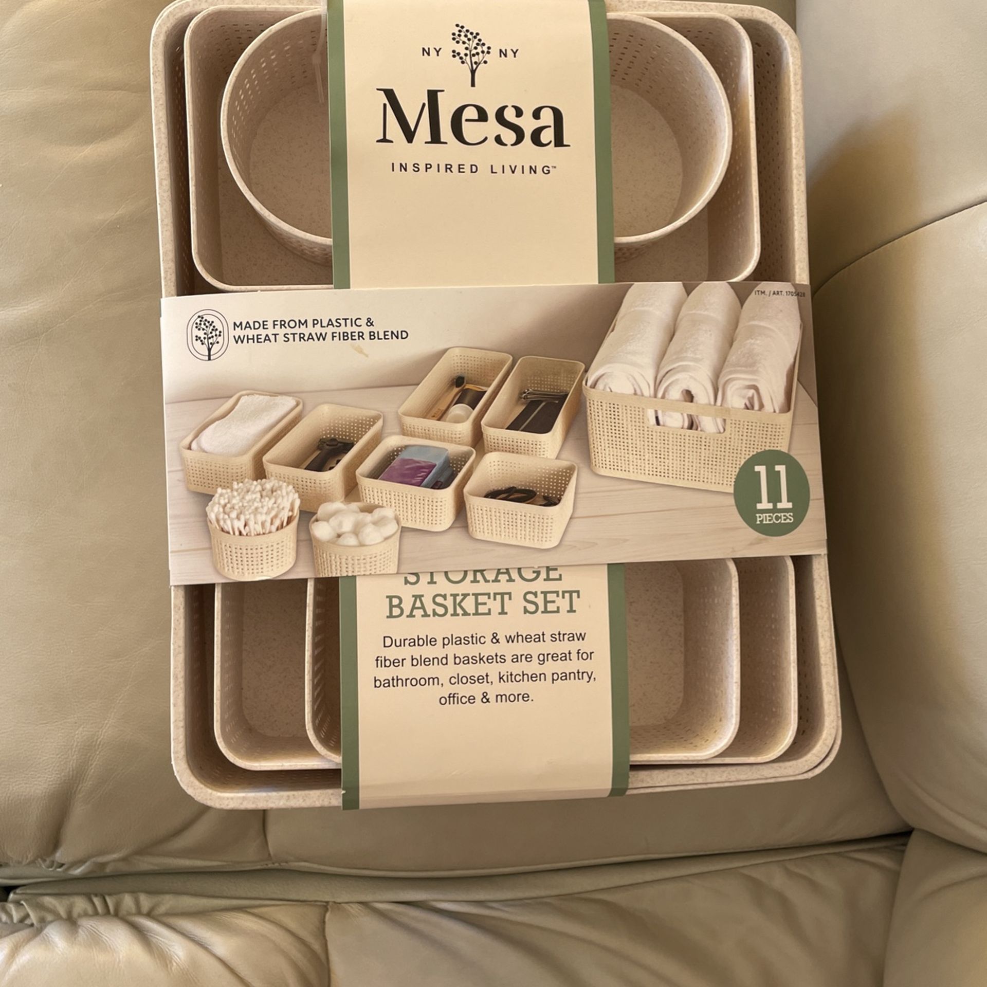 NEW Mesa Storage Container Basket Set