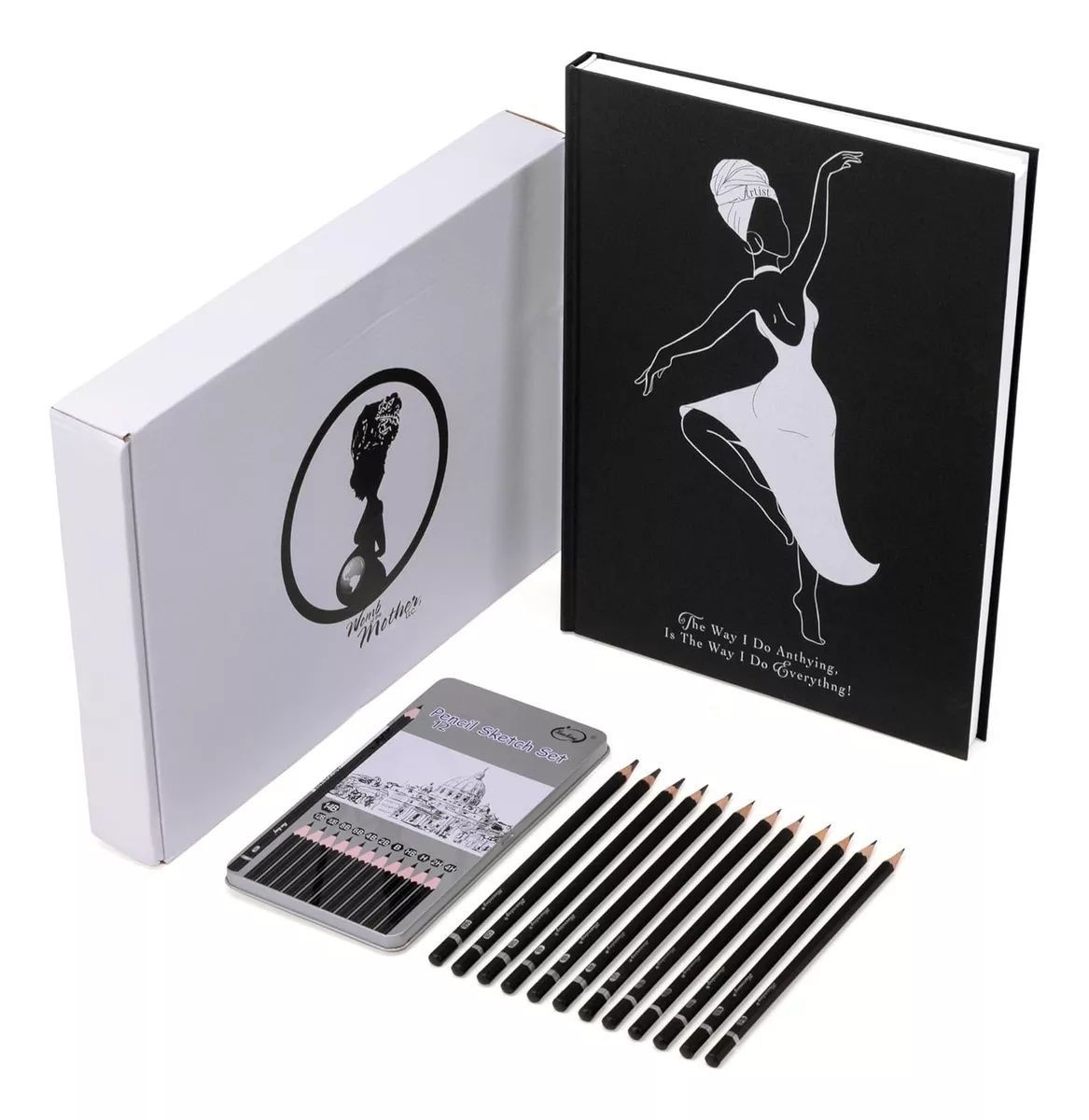 Classic 9" x 12" Hardbound Sketchbook - Perfect for Sketching and Writing