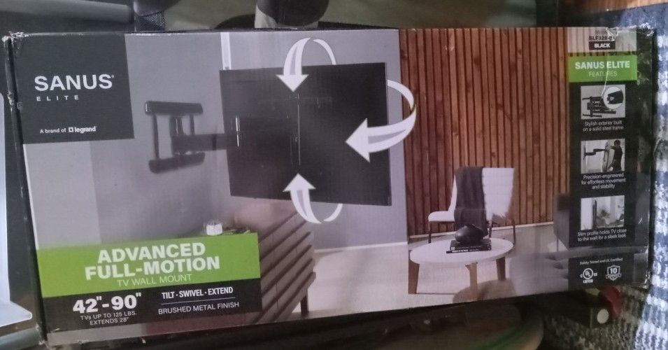 Sanus ELITE Advanced Full-Motion TV Wall Mount