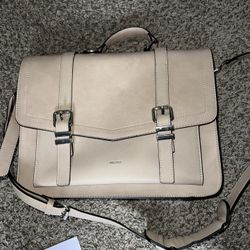 Beige Messenger Bag