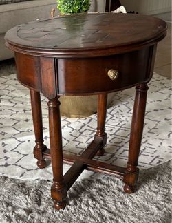 Brown Wooden Side Table