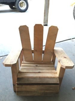 Kids wooden chair