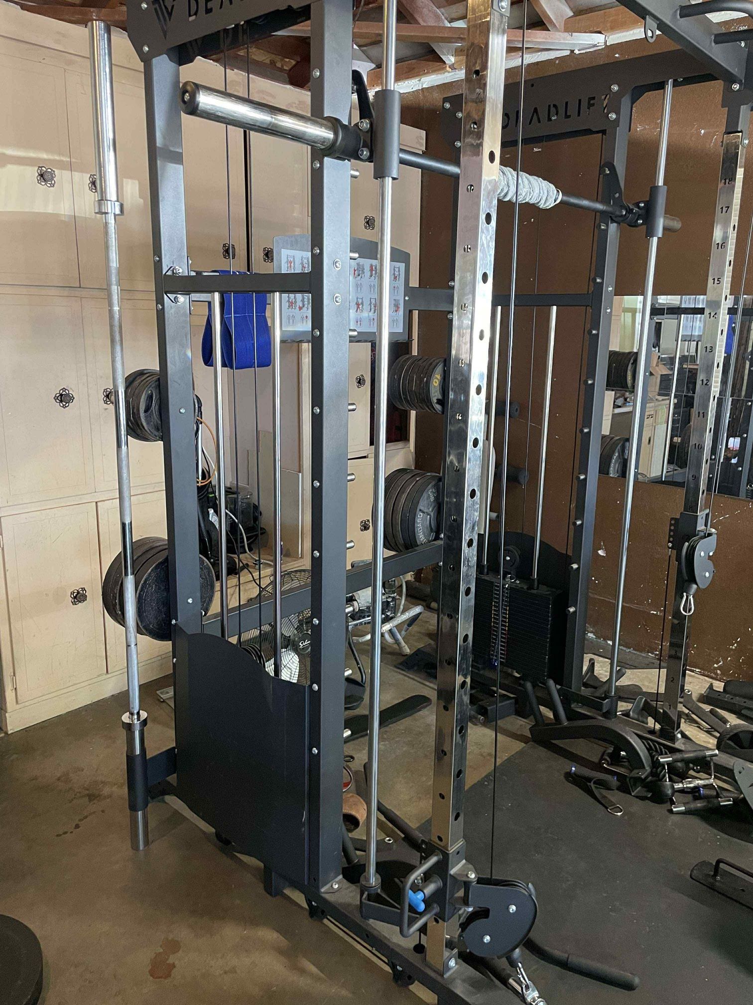 Smith Machine With Two 210lbs Stacks 