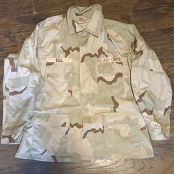 2003 Iraq DCU Air Force Desert Camo Shirt