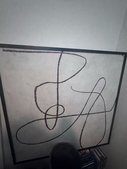 Modern Abstract Framed Wall Art – $25