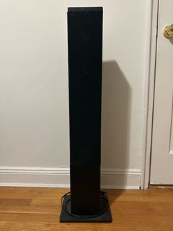 Black Tower Floor Speaker