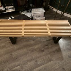 Nelson Replica Solid Wood Bench