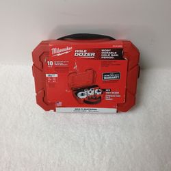 Milwaukee 49-22-4095 10-Piece HOLE DOZER Electricians Hole Saw Kit