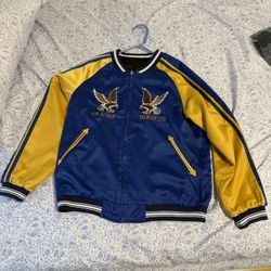 Bomber Jacket Reversible Size Large Unisex 