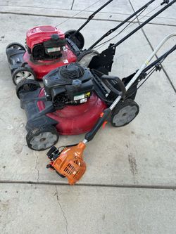 Partes solo partes -2 Lawmower y 1 Weelder echo