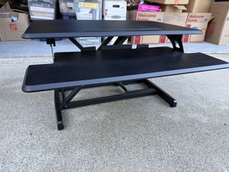 Adjustable Desk Riser for Keyboard + Monitors 