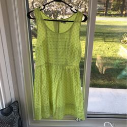 American Eagle Summer Eyelet Green Dress Size 10
